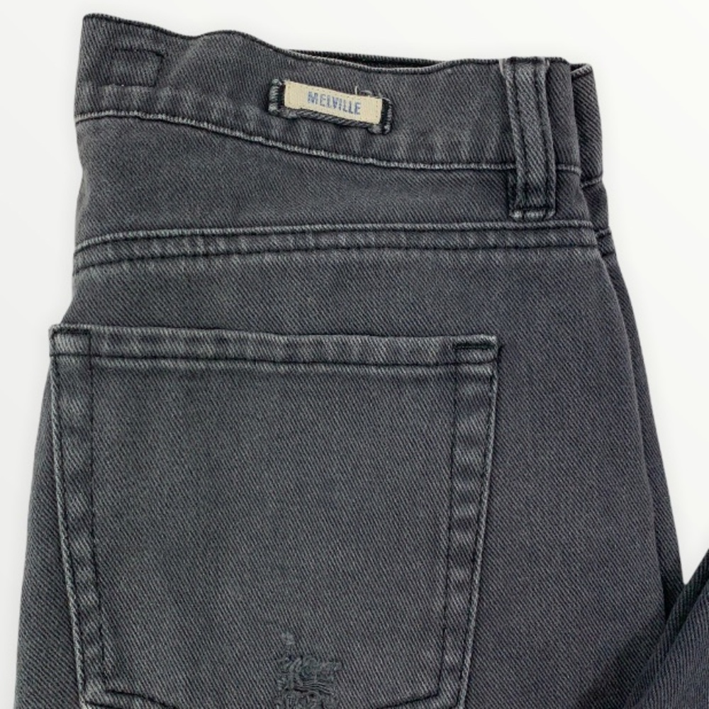 Brandy Melville Distressed Boyfriend Button Fly Jeans - Picture 4 of 9